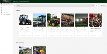 Customer portal for sales
